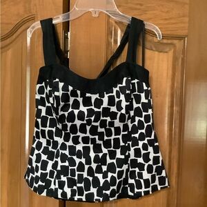 White House Black Market Graphic Bustier Camisole